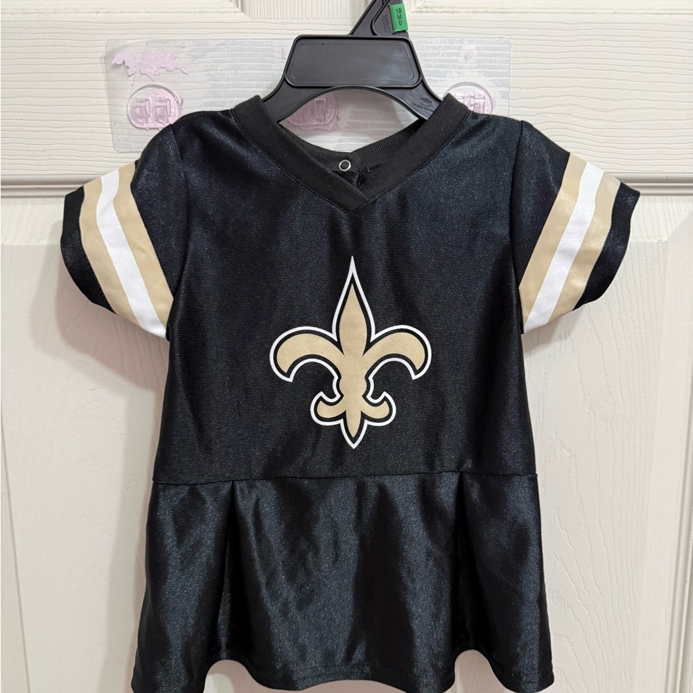 Infant New Orleans Saints Cheerleader Uniform (18 months)